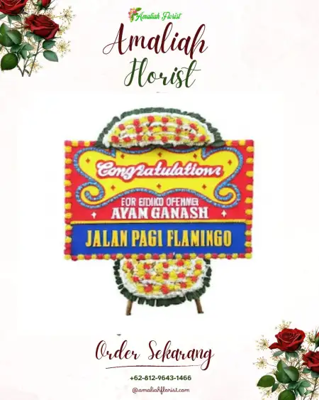 Sewa Papan Bunga Kora